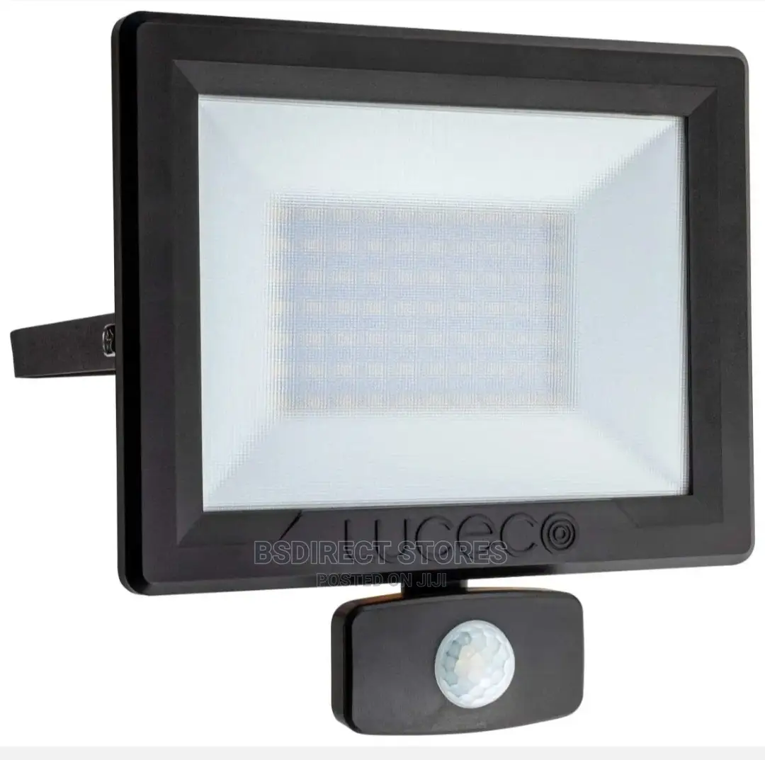 Luceco Slimline 50W LED Floodlight With PIR Motion Sensor
