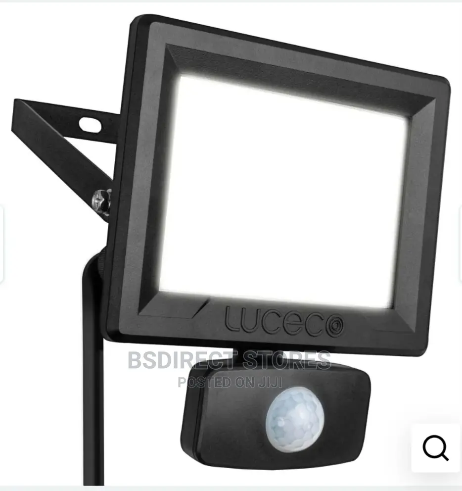 Luceco Slimline 50W LED Floodlight With PIR Motion Sensor