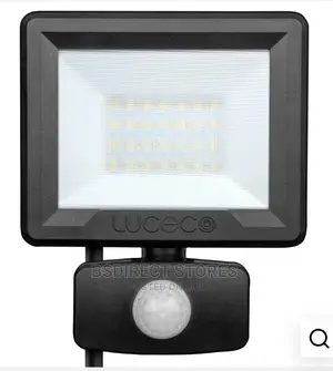 Luceco Slimline 50W LED Floodlight With PIR Motion Sensor