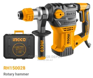 Ingco Industrial Rotary Hammer Drill Gun 1500W With Drills