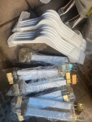 High Quality Luxury White Gold Clothes Hangers