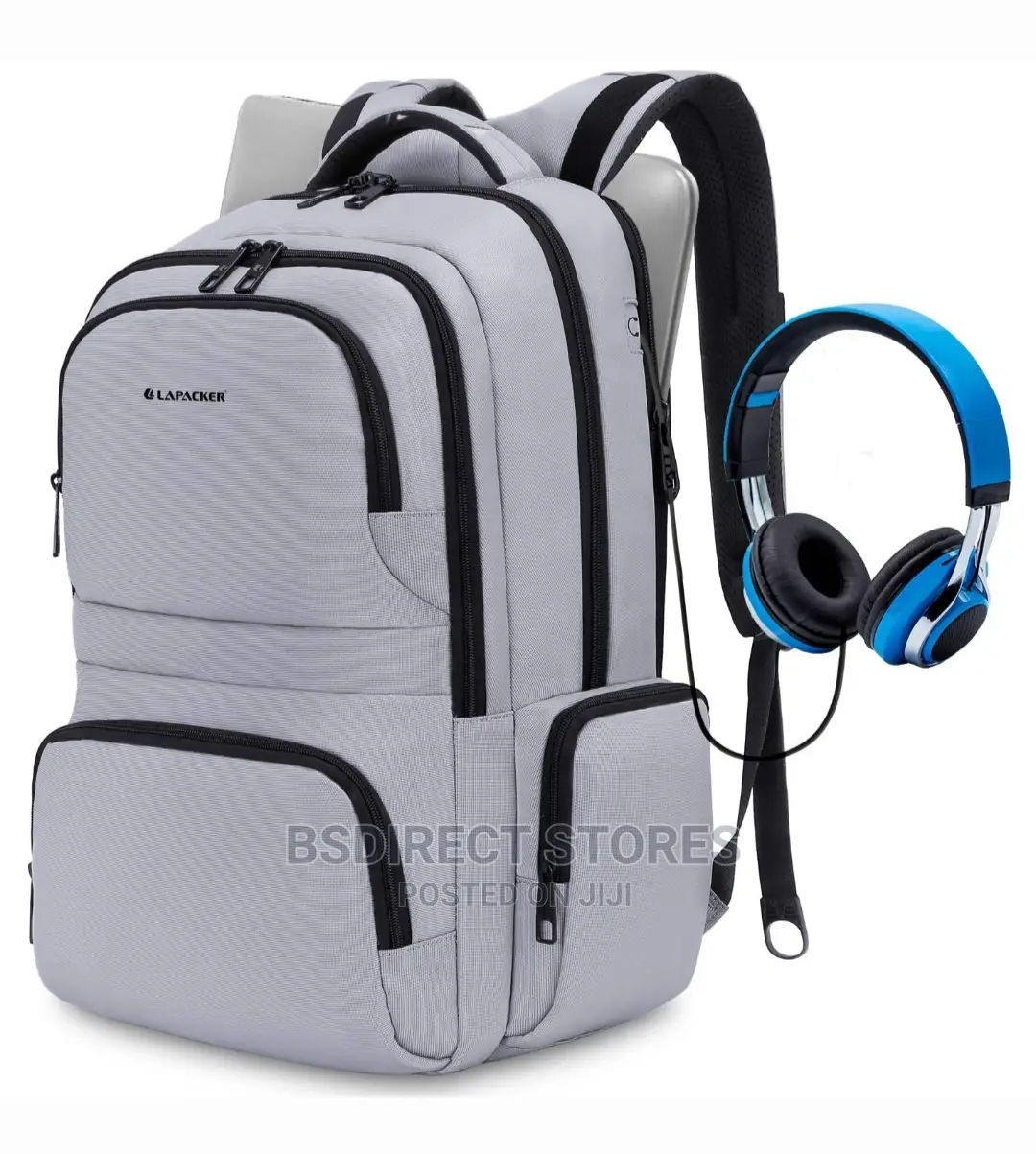 POLARIS Laptop Backpack Hidden Compartment Anti-Theft Zip