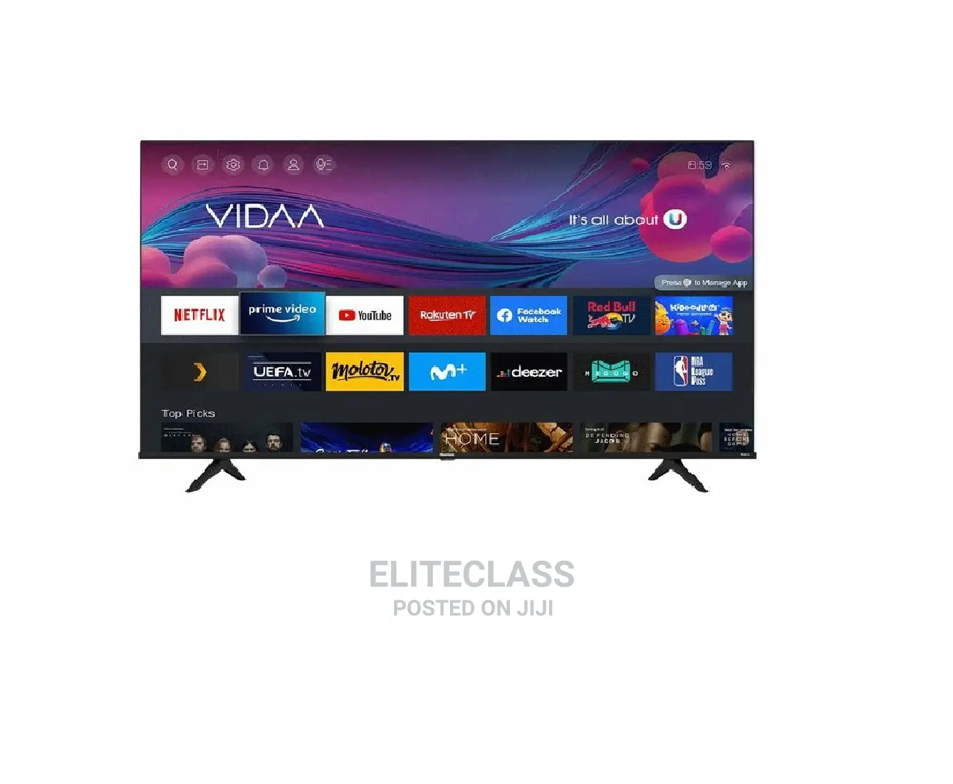 Hisense 55'' Uhd Smart Tv+ Bluetooth