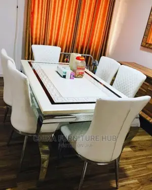 Quality Marble Dinning by 6 Seaters
