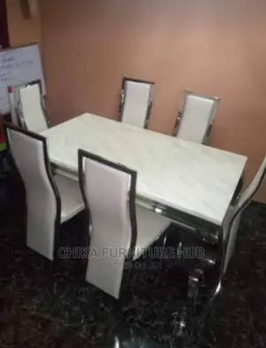 Quality Set Of Marble Dining Table