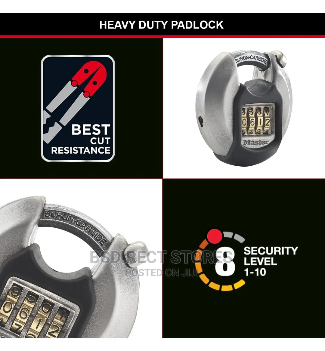 Masterlock High Security Discus Padlock Excell 70 Mm SS