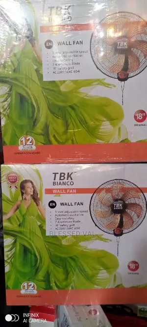 18 Inches TBK Blanco Wall Fan
