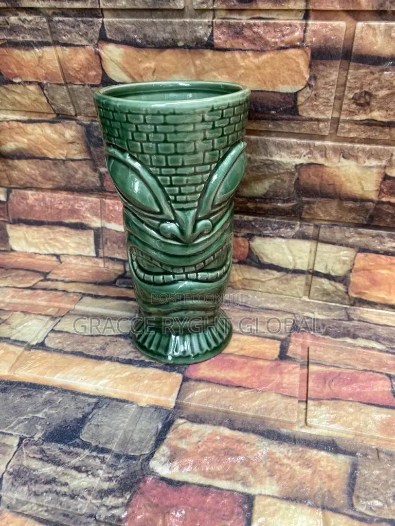 Ceramic Tiki Mug