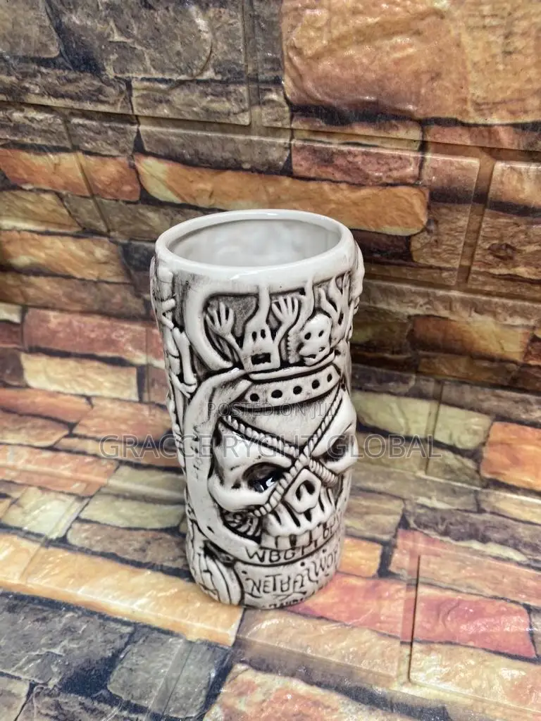 Ceramic Tiki Mug