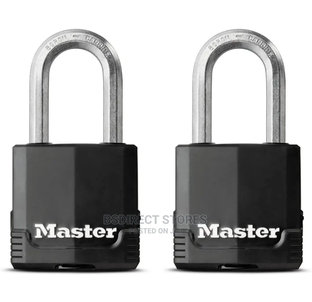 MASTERLOCK Heavy Duty Weatherproof and Rustproof Pack of 2