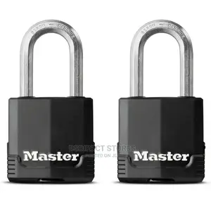 MASTERLOCK Heavy Duty Weatherproof and Rustproof Pack of 2