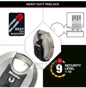 Master Lock Excell Heavy Duty Discus Padlock 80mm