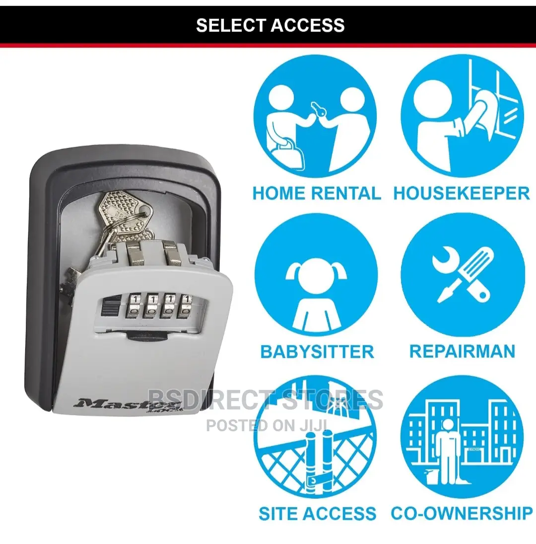 Masterlock Wall-Mounted External Combination Key Safe Medium