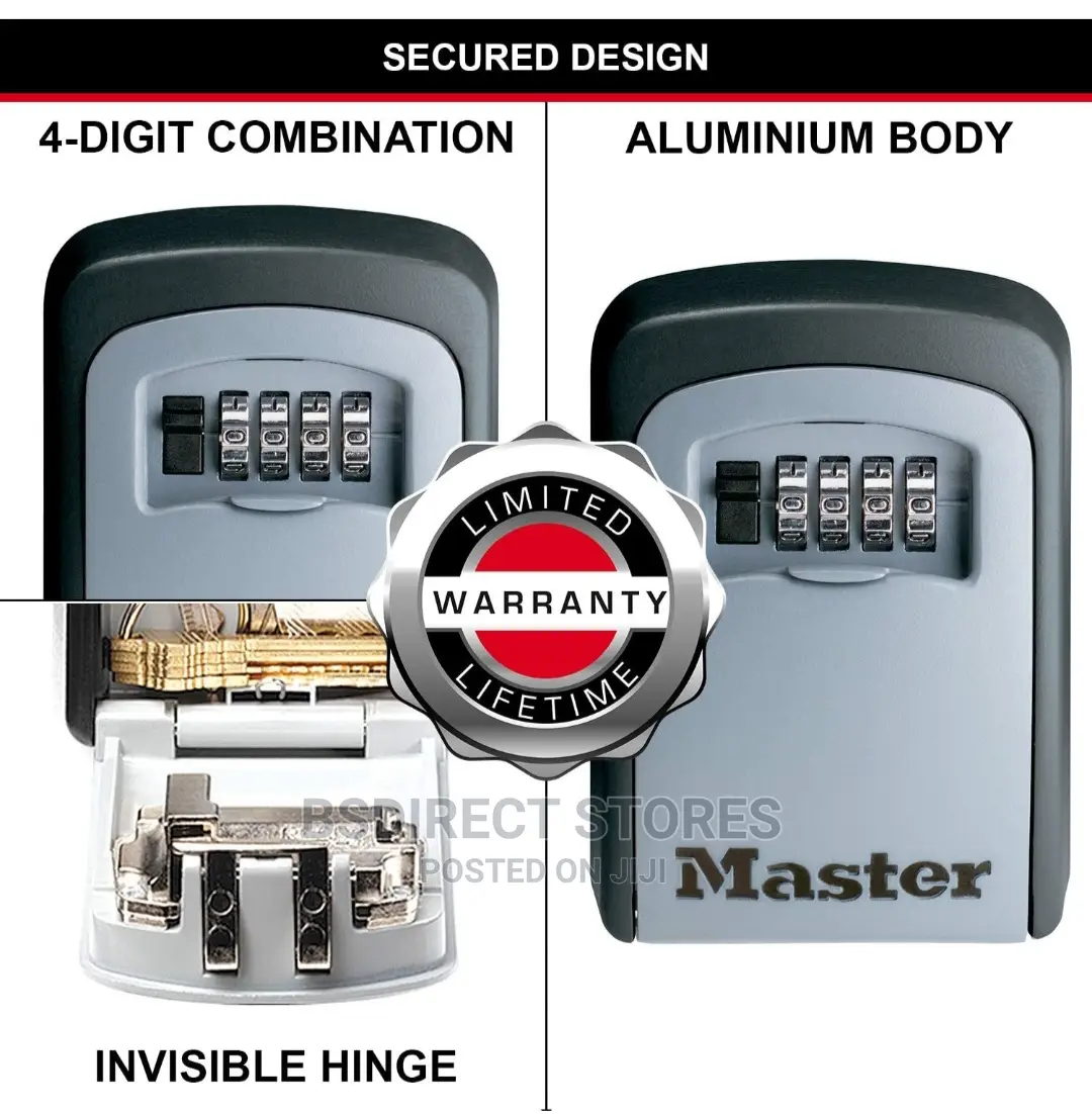 Masterlock Wall-Mounted External Combination Key Safe Medium