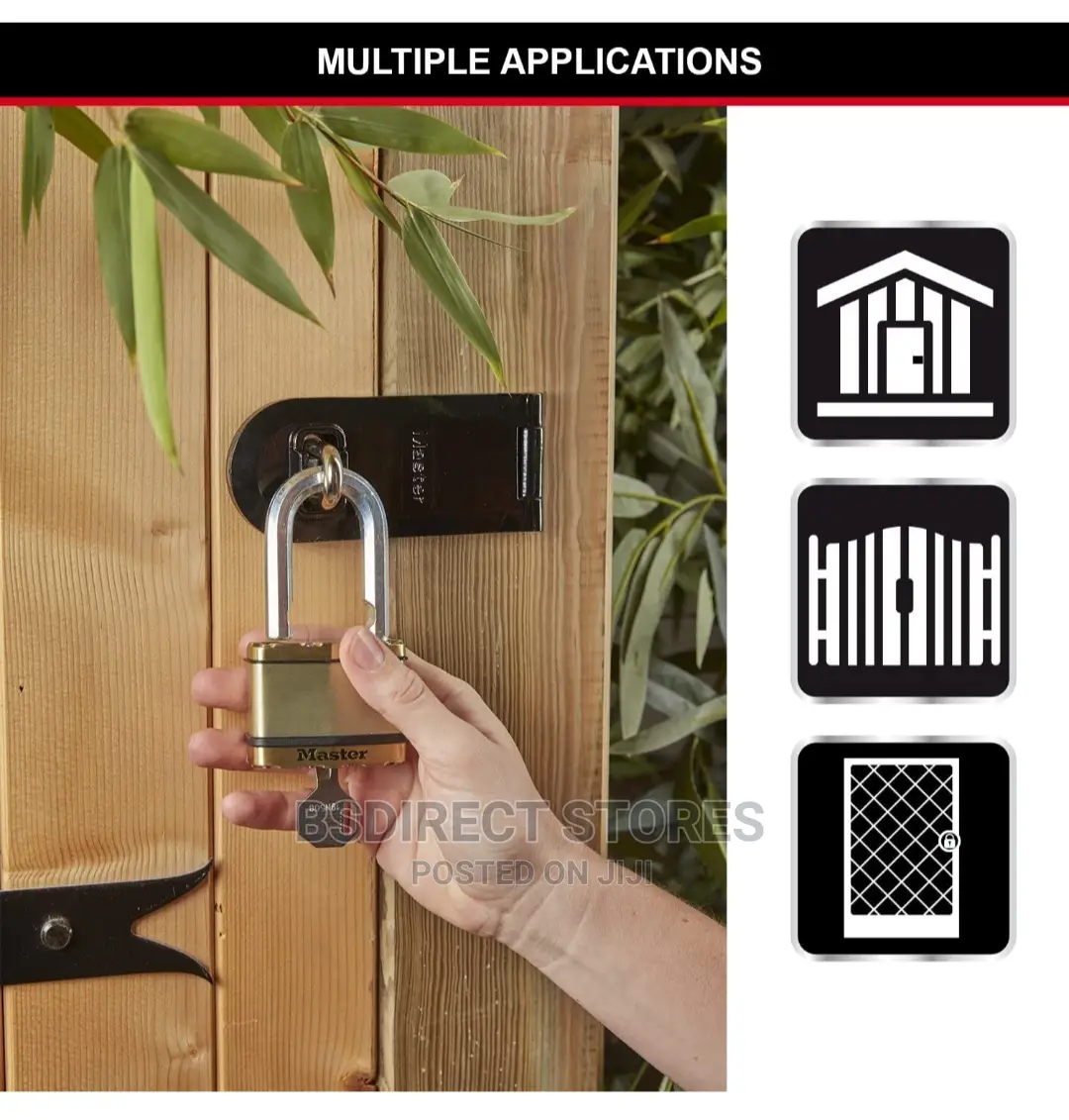 Masterlock Excell Brass Finish Maximum Security 64mm Padlock