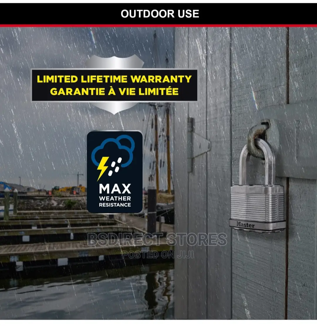 Masterlock Laminated Steel 64mm Maximum Security Padlock