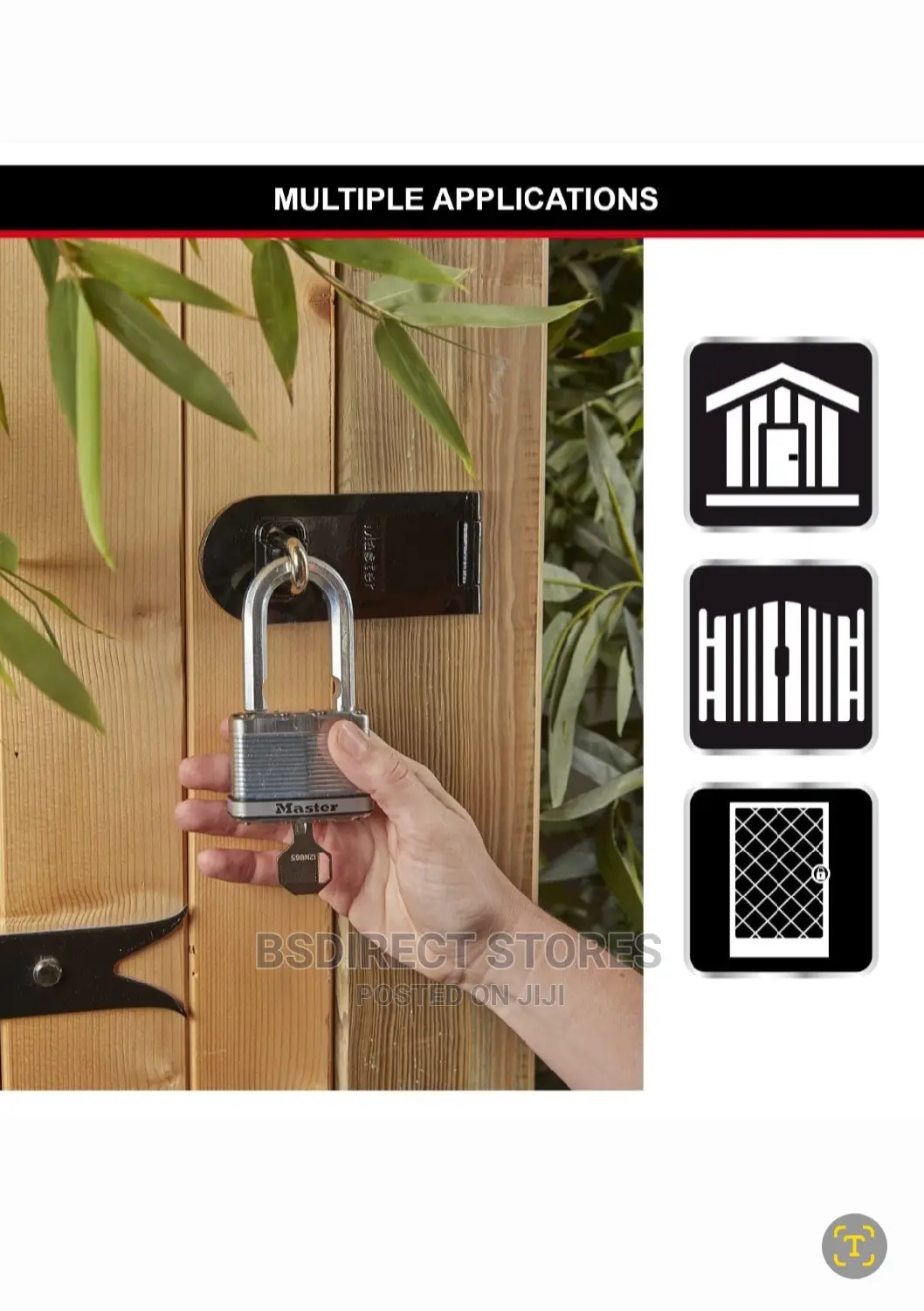 Masterlock Laminated Steel 64mm Maximum Security Padlock