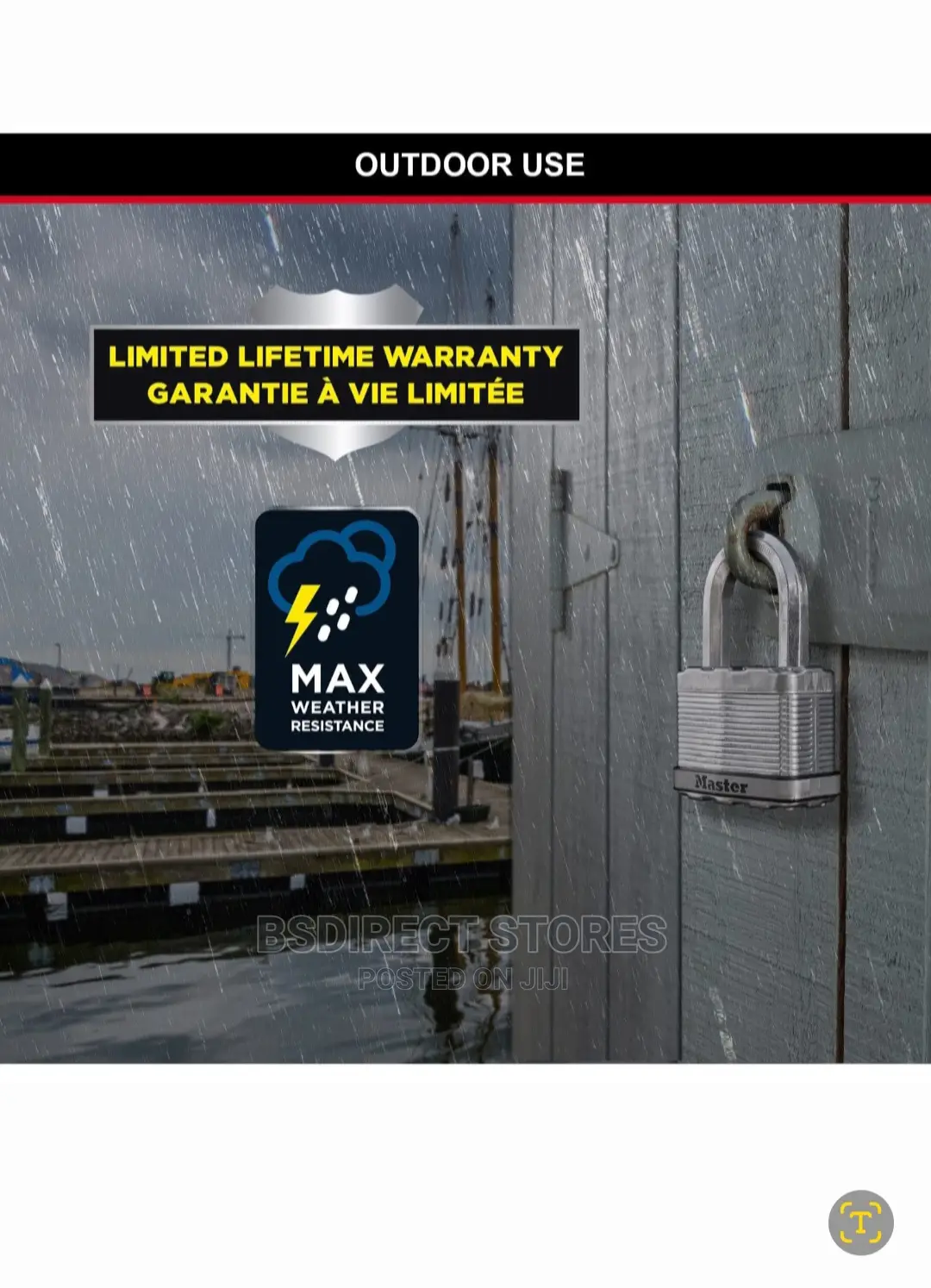 Masterlock Laminated Steel 64mm Maximum Security Padlock