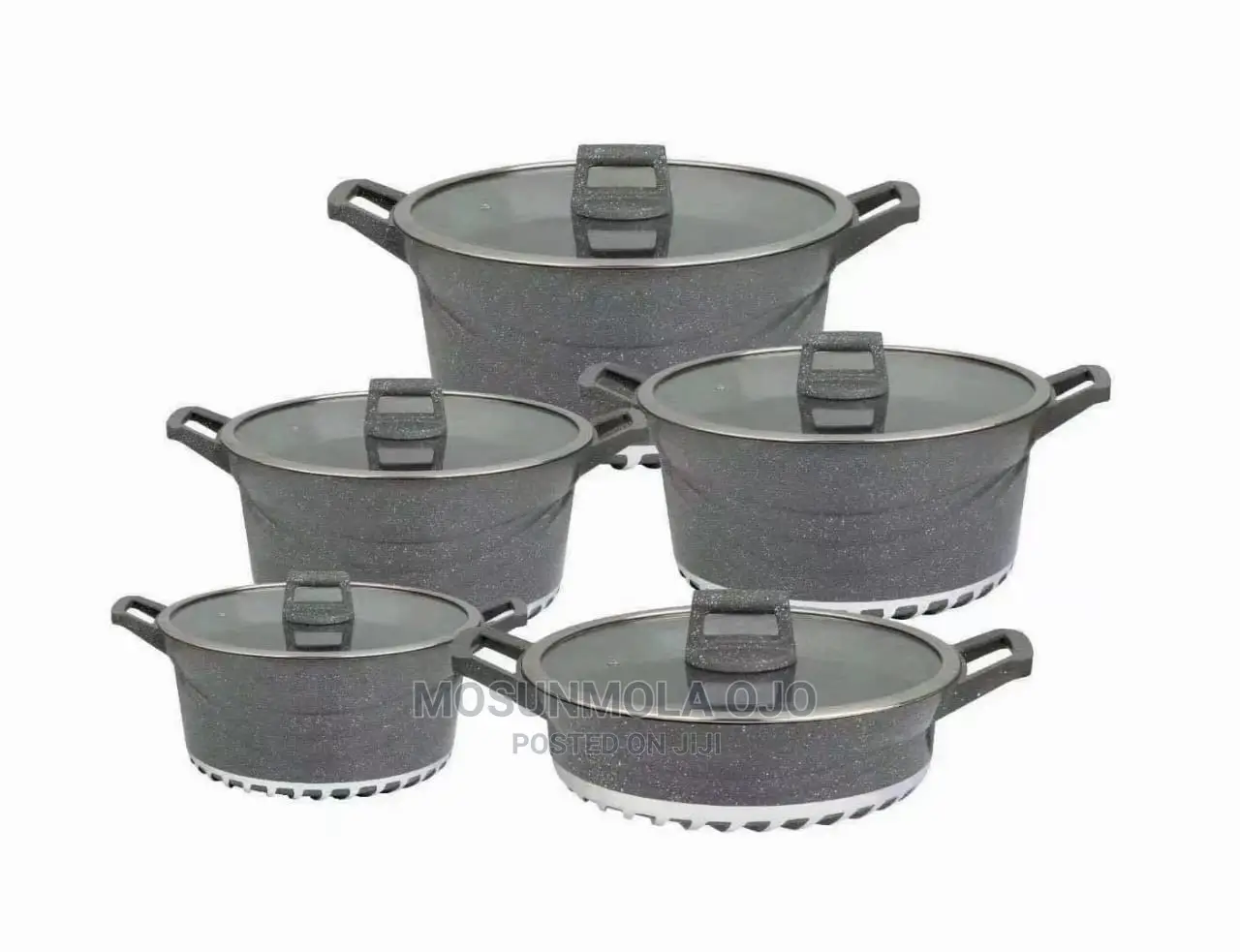10-Piece Granite Cookware Pot Set
