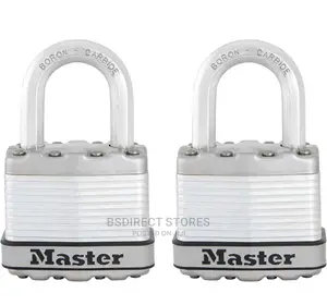 Master Lock Heavy Duty Padlock Weatherproof 45mm, Pack of 2