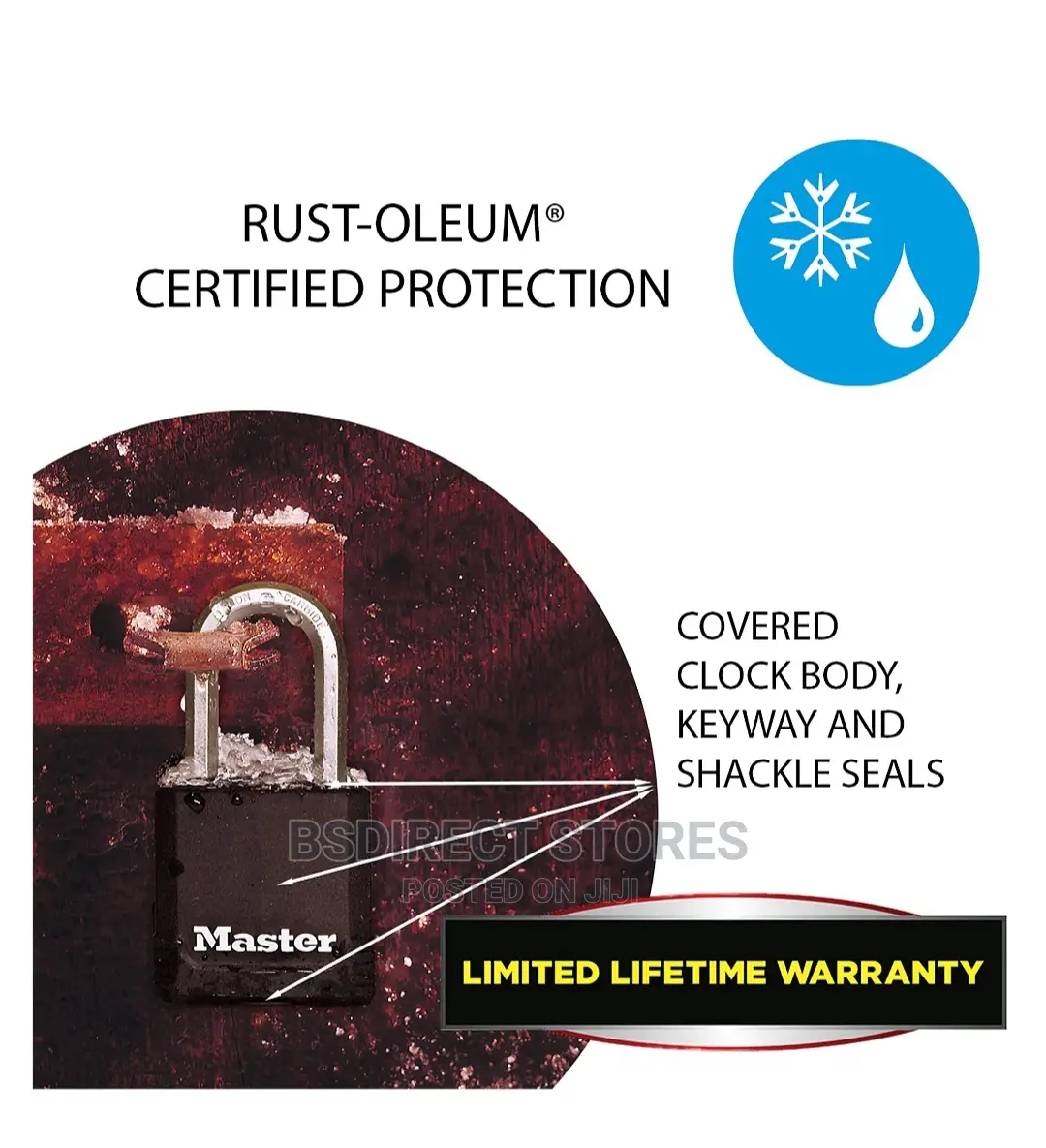 Master Lock Excell Weather Tough 54mm Padlock - 51mm Shackle