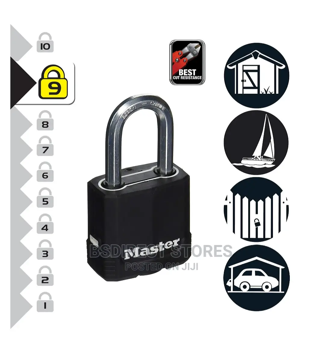 Master Lock Excell Weather Tough 54mm Padlock - 51mm Shackle