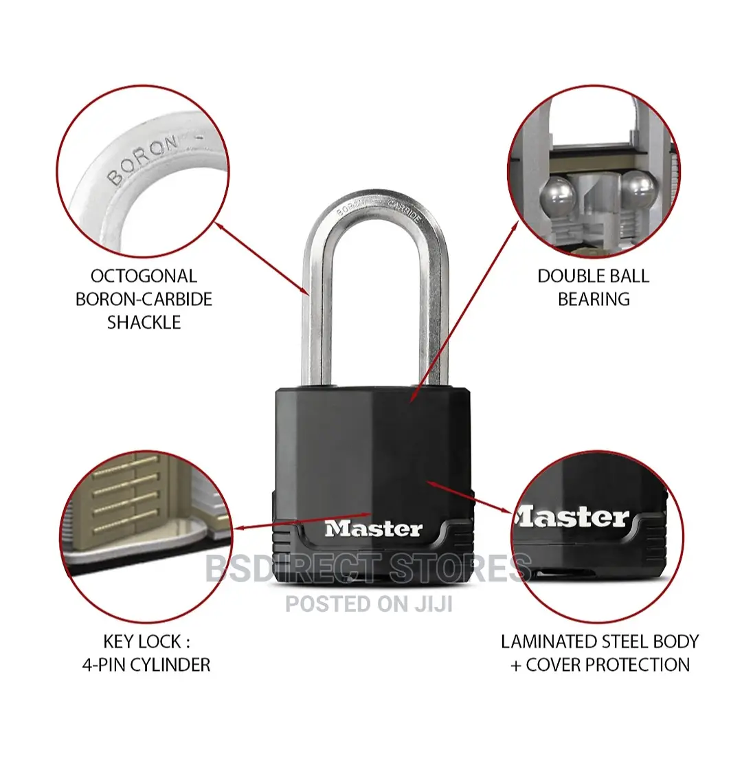 Master Lock Excell Weather Tough 54mm Padlock - 51mm Shackle