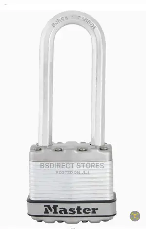 Master Lock Excell Laminated Steel 45mm Padlock-64mm Shackle