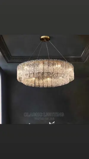 Postmodern Copper Crystal Light Slide to the End