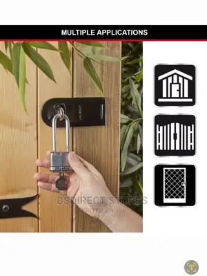 Master Lock Excell Laminated Steel 45mm Padlock-64mm Shackle