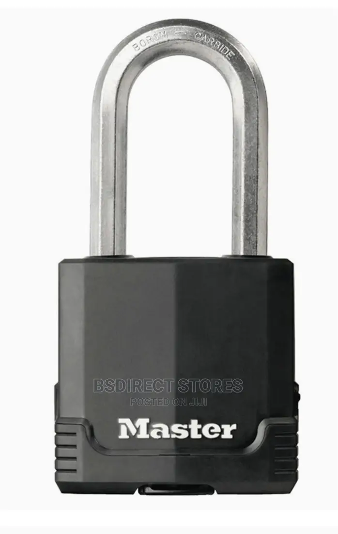 Masterlock Covered Steel Heavy Duty Padlock W54mm 51mm Long Shackle