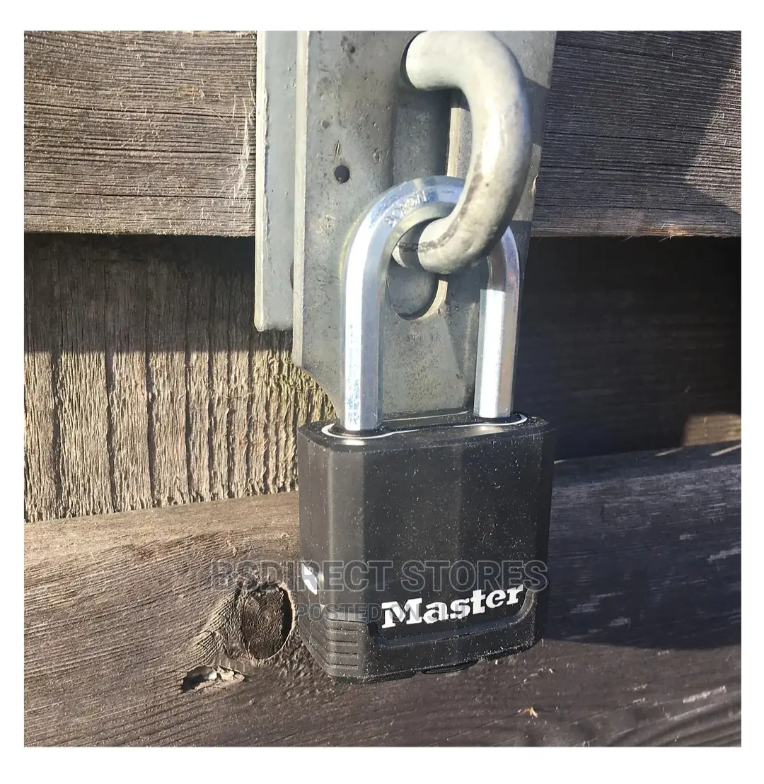 Masterlock Covered Steel Heavy Duty Padlock W54mm 51mm Long Shackle