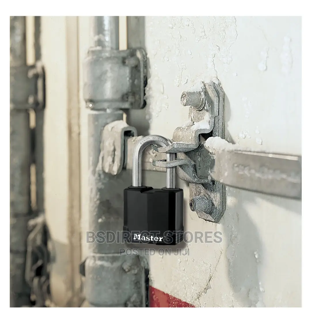 Masterlock Covered Steel Heavy Duty Padlock W54mm 51mm Long Shackle