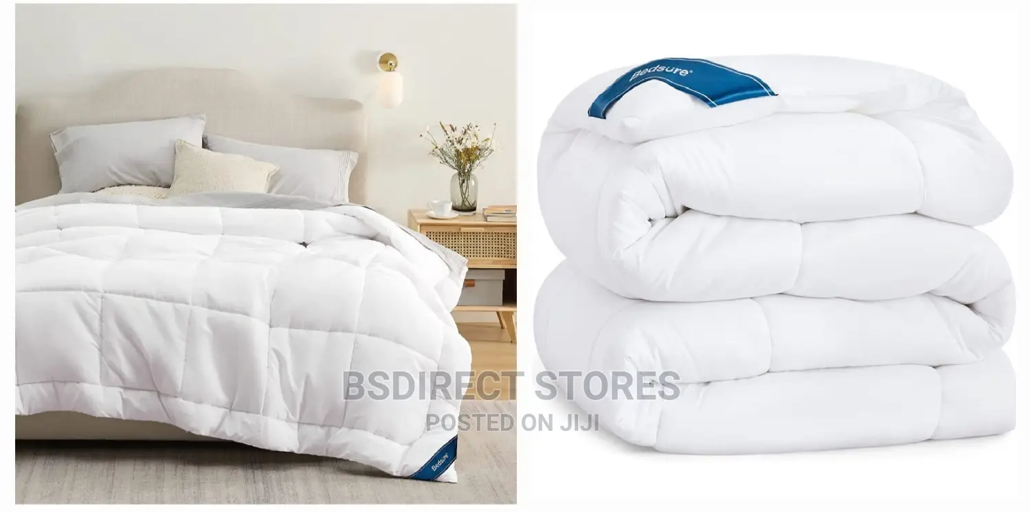 BEDSURE Twin Comforter Duvet Insert - Down Alternative White