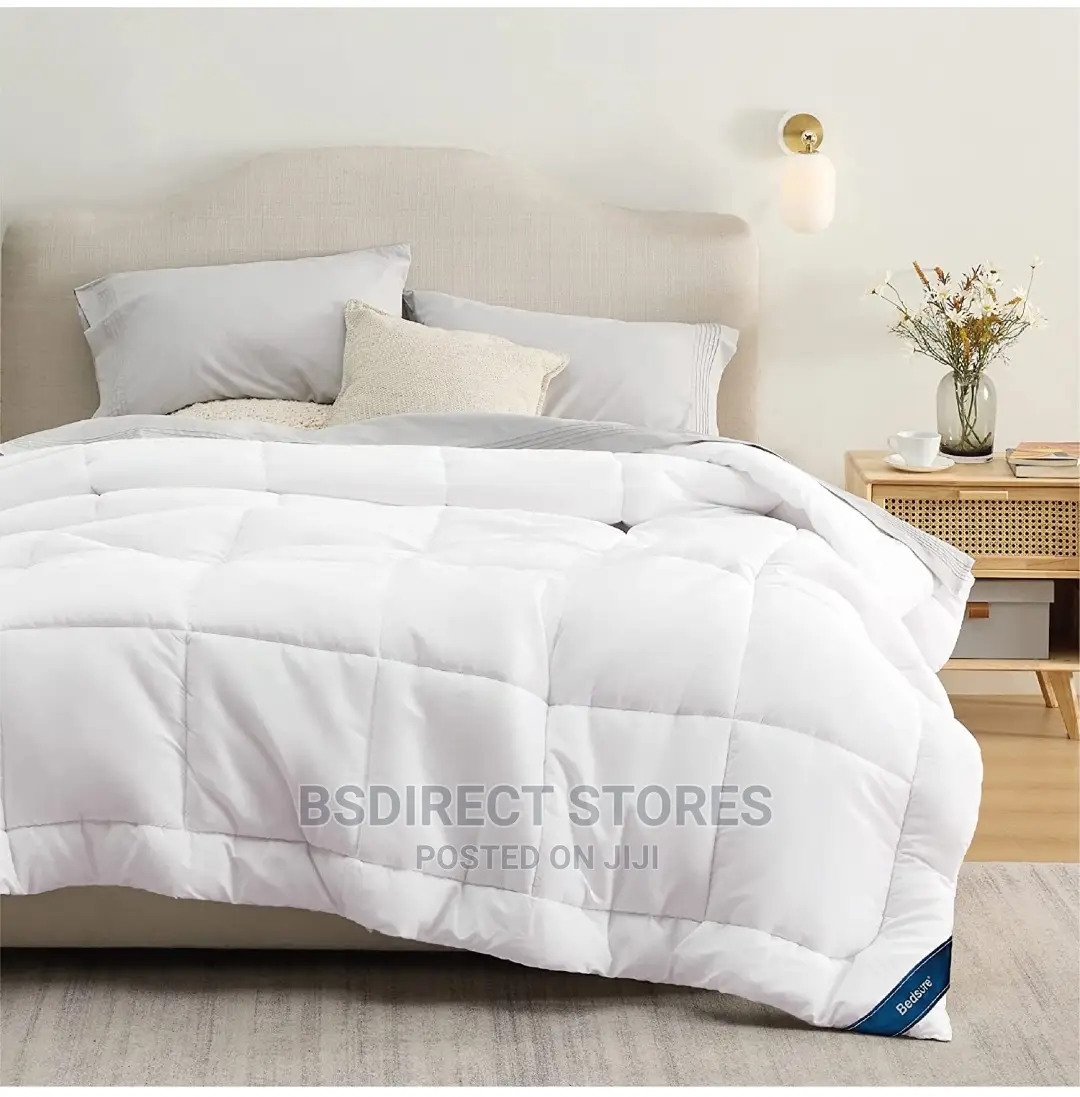 BEDSURE Twin Comforter Duvet Insert - Down Alternative White