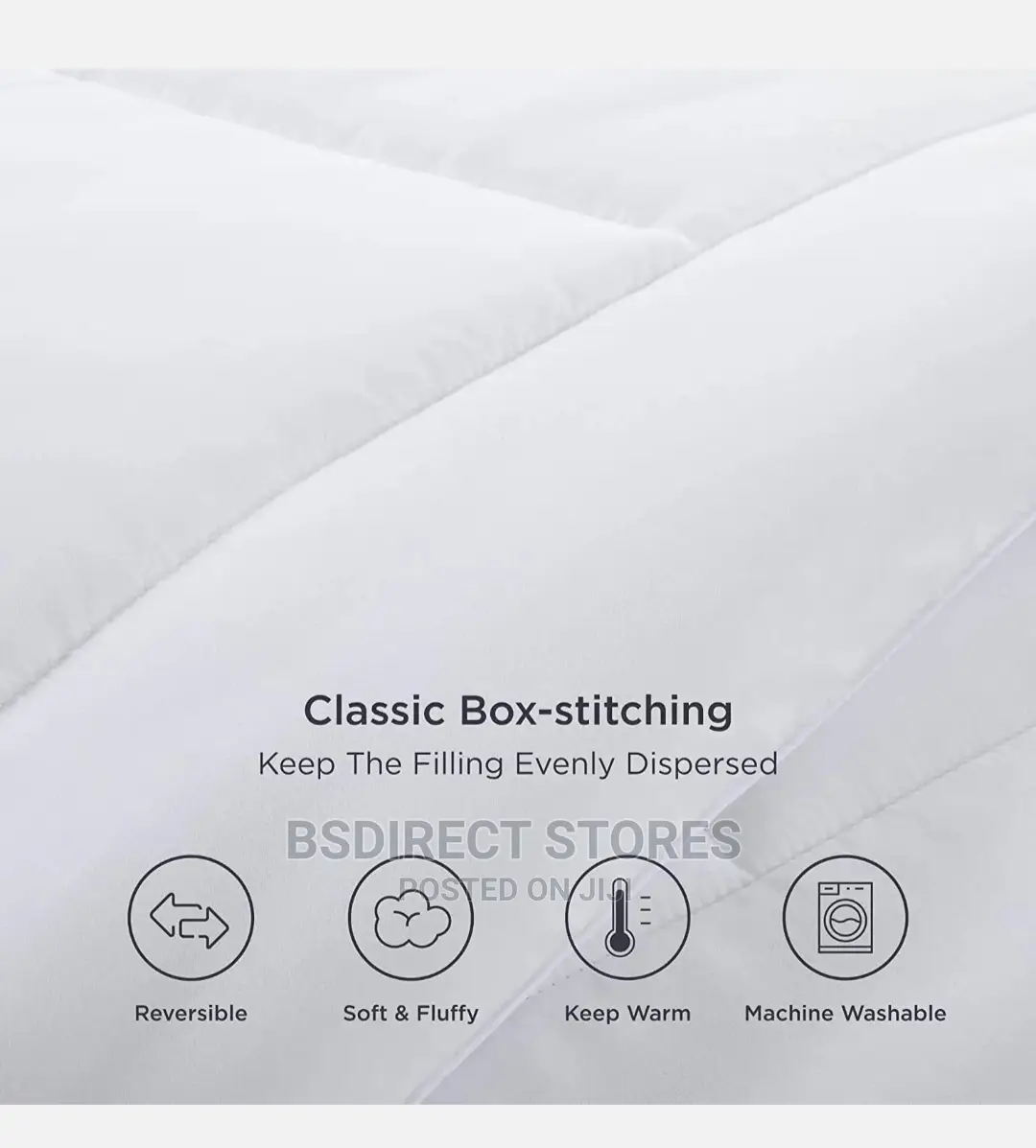 BEDSURE Twin Comforter Duvet Insert - Down Alternative White