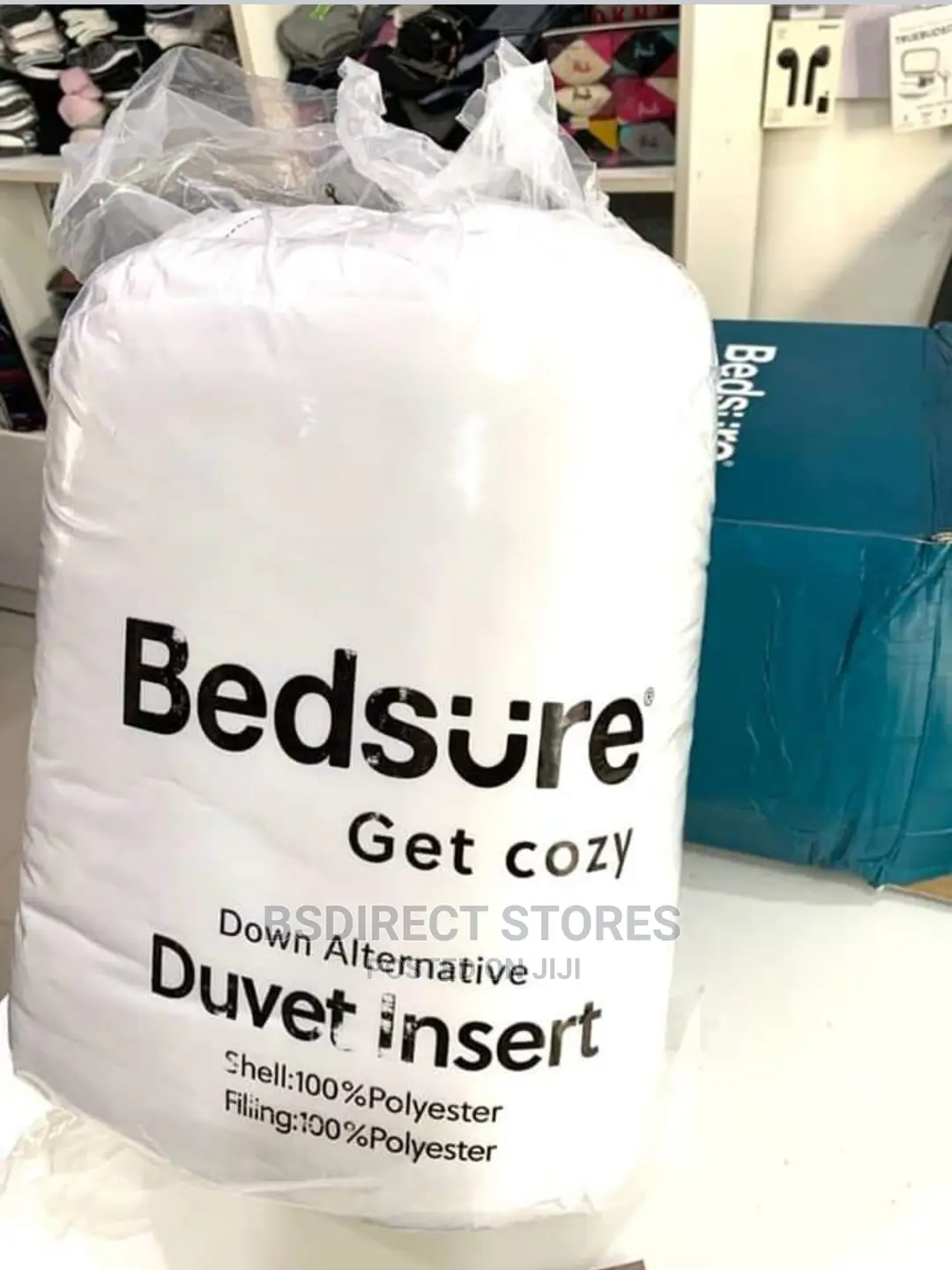 BEDSURE Twin Comforter Duvet Insert - Down Alternative White