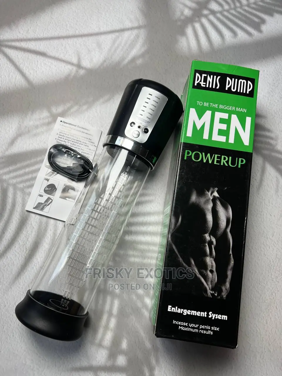 Rechargeable Penis Pump for Weak Erection and Enlargement