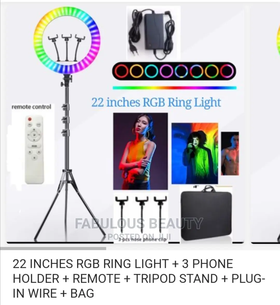 RGB Multi Colour Ringlight 22 Inches