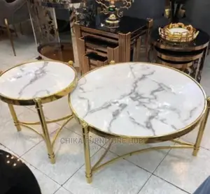 Classic Set of Marble Centre Table