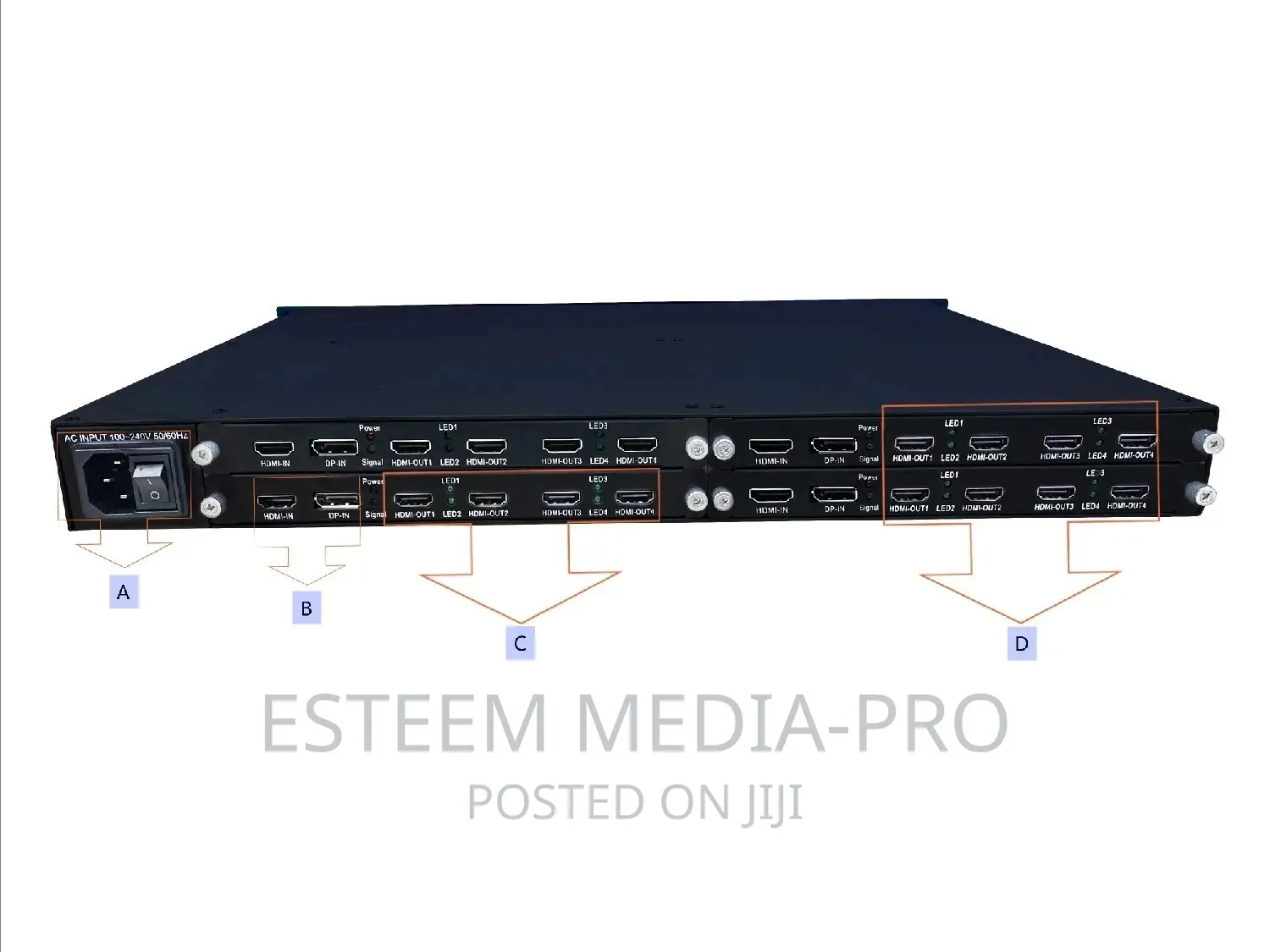 16slides Video Wall Controller Rotary Stitching Processor