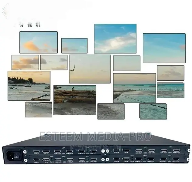 16slides Video Wall Controller Rotary Stitching Processor
