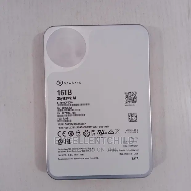 For System Storage(Seagate 16tb Ai Sata Hdd Desktop Skyhawk
