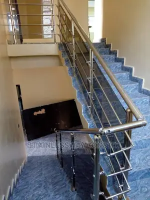 Stainless Tinted Glass Staircase Railing