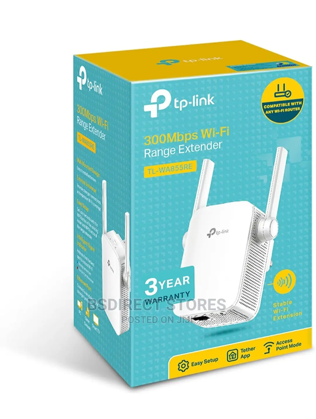 Tp-Link 300mbps Wi-Fi Range Extender TL-WA855RE