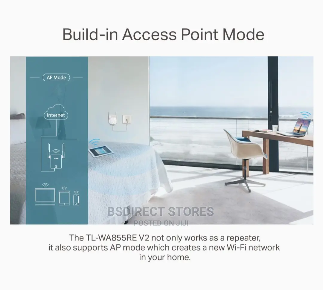 Tp-Link 300mbps Wi-Fi Range Extender TL-WA855RE