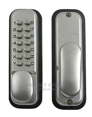 Yale Push Button Door Lock Chrome Finish Hold Open Function