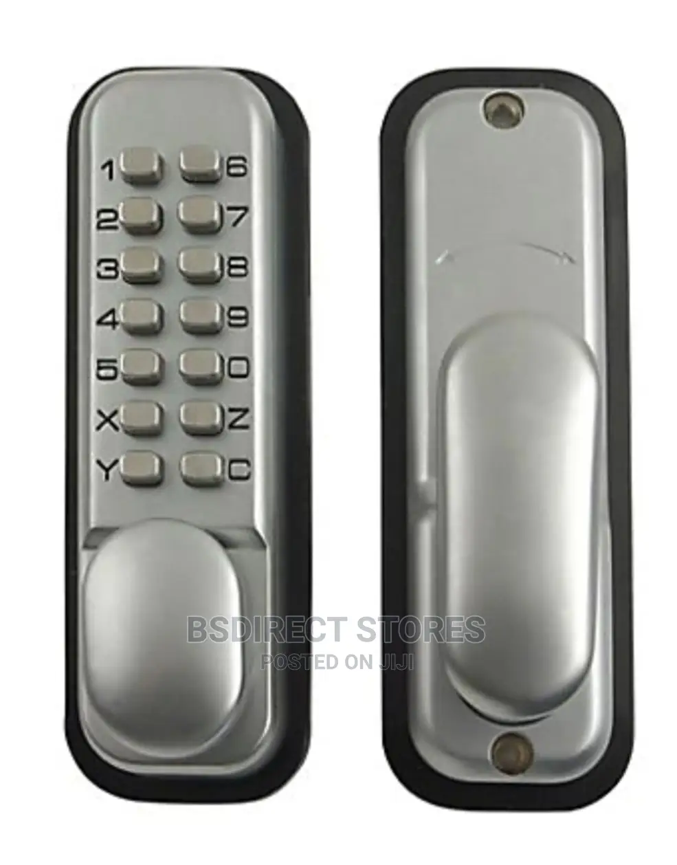 Yale Push Button Door Lock Chrome Finish Hold Open Function