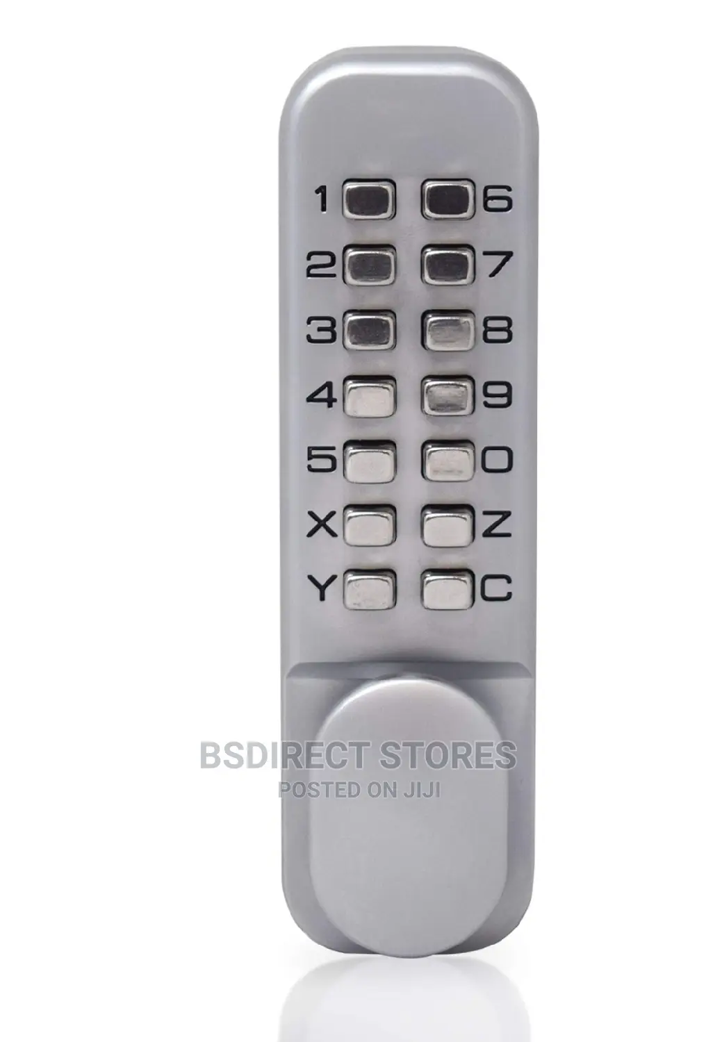 Yale Push Button Door Lock Chrome Finish Hold Open Function