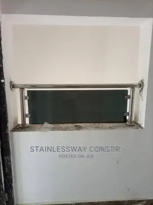 Stainless Railing Dark Grey Glass